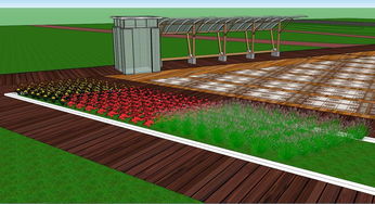 滨河公园入口设计与停车场SU模型及铺装材料资源指南