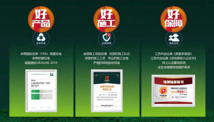 创新驱动，品质制胜 全国大赛一等奖人造草坪引领铺装材料新潮流
